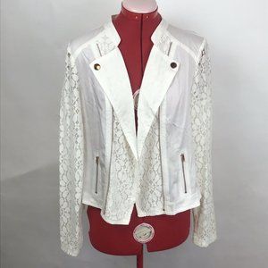 LACE CROCHET Jacket Blazer Top from Candies XL